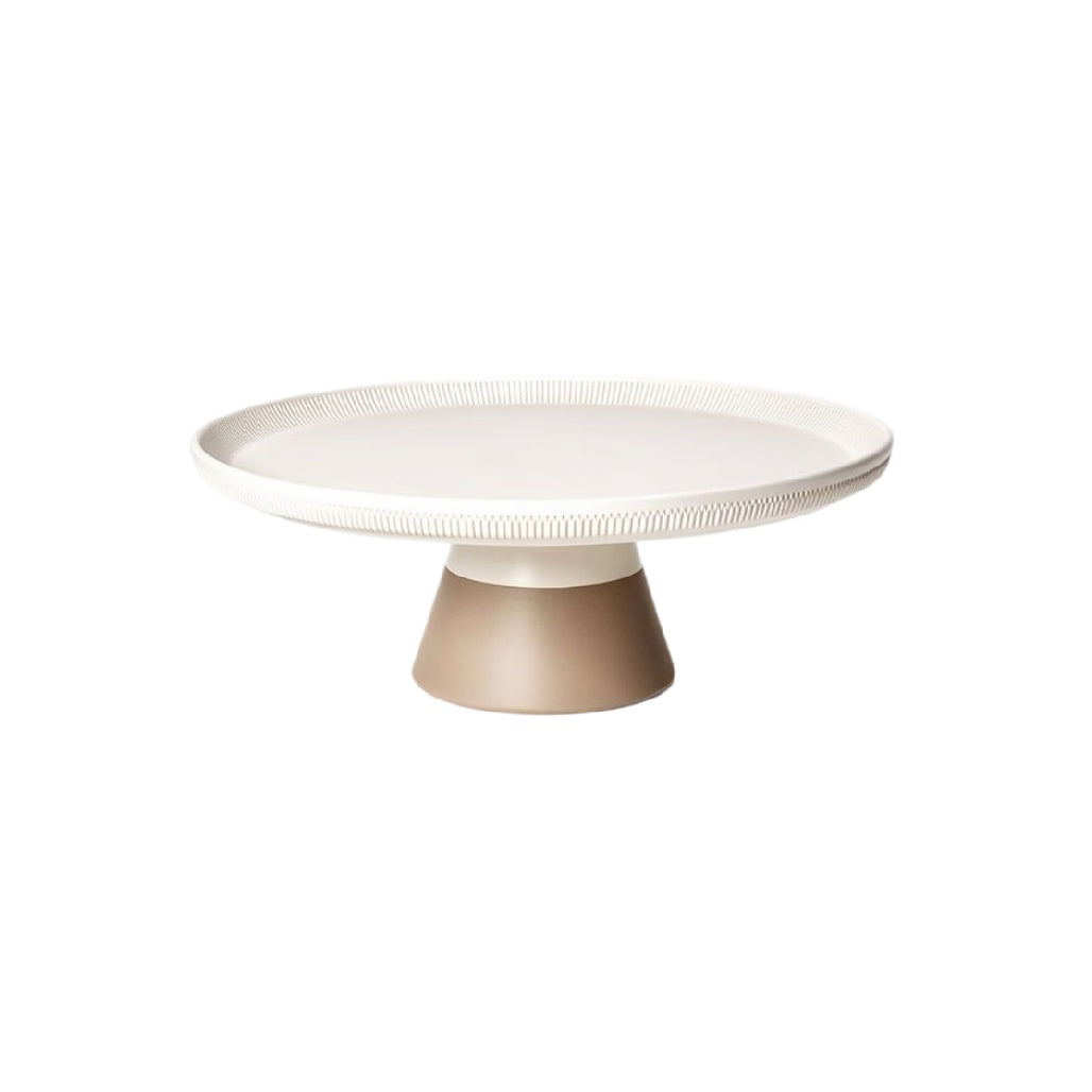 **Service à gâteau moderne avec support en céramique**