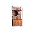 **Étagère moderne en bois et métal avec design contemporain**