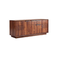 **Buffet en bois moderne avec rangements intégrés**